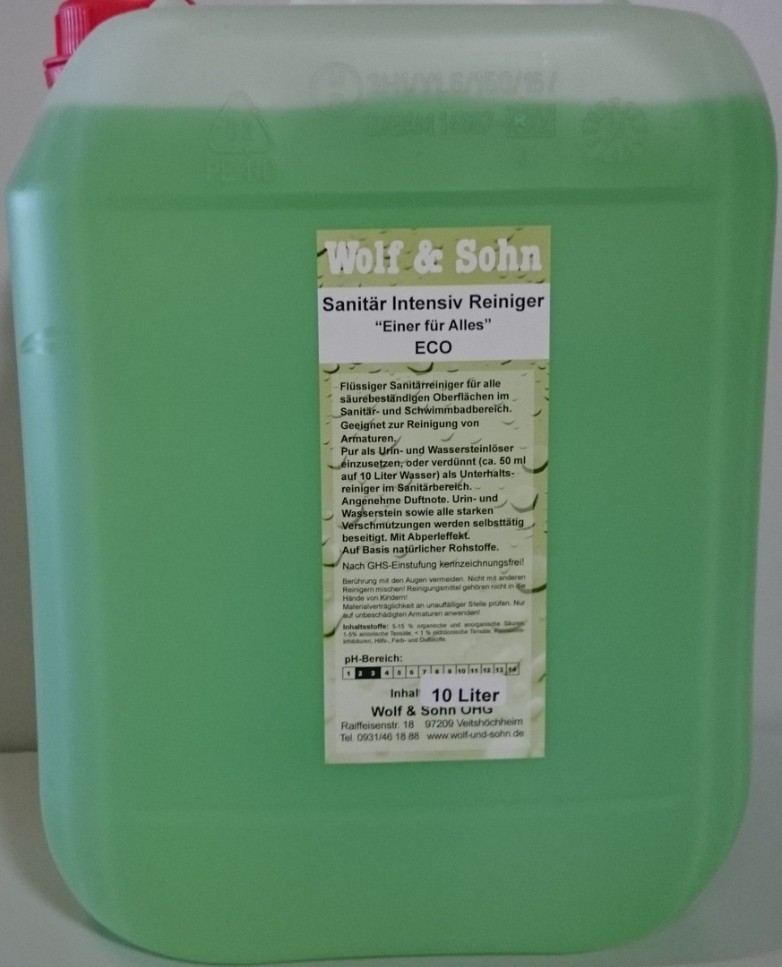 Sanitärreiniger Profi – Extra Starker Badreiniger 10L